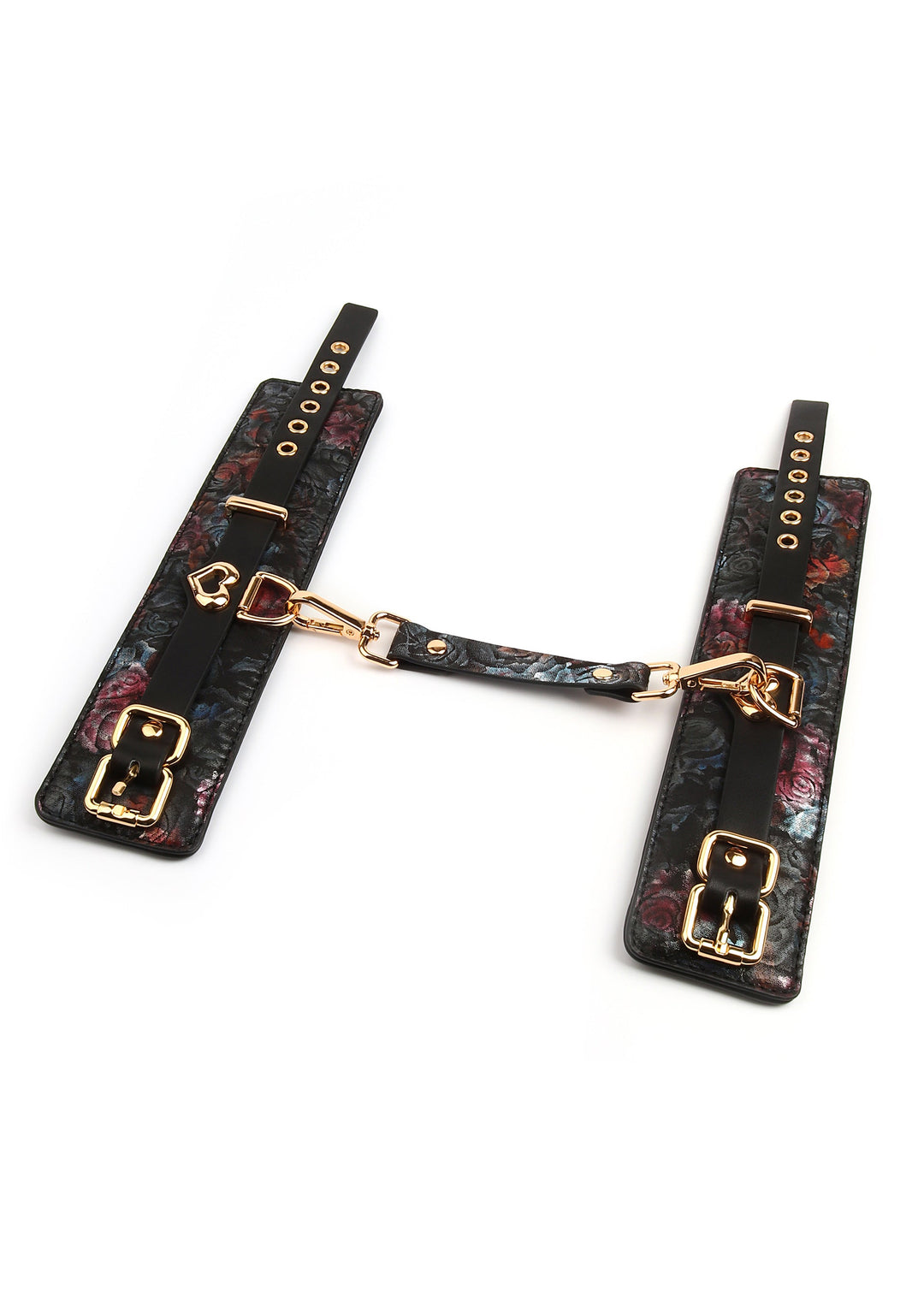 Geisha Floral Jacquard Wrist Cuffs 2