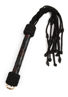 Geisha Floral Jacquard Bloom Bud Flogger – BDSM Flogger