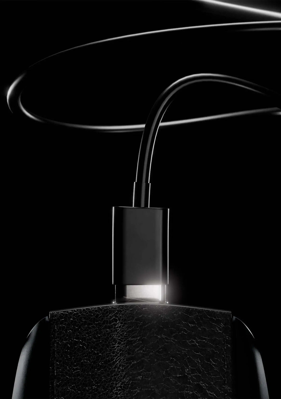 Bathmate Trim 2.0 Präzisions-Trimmer in Mattschwarz mit elegantem USB-C-Anschluss und stylischem Kabel-Design