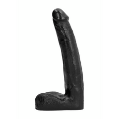 All Black Dildo AB04 21 cm – Realistischer Dildo mit Textur