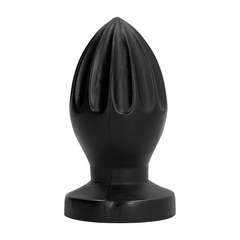 All Black Analplug AB31 12 cm – Gerillter Buttplug