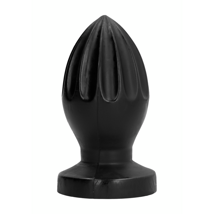All Black Analplug AB31 12 cm – Gerillter Buttplug