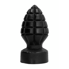 All Black Plug AB33 14 cm – Analplug Handgranaten-Form