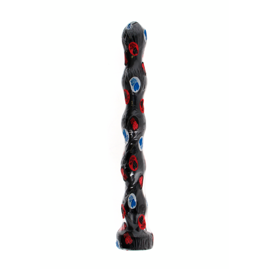 All Black Analdildo AB70 41,5 cm – XXL Analschlange mit Wellen