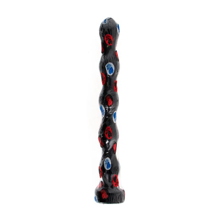 All Black Analdildo AB70 41,5 cm – XXL Analschlange mit Wellen