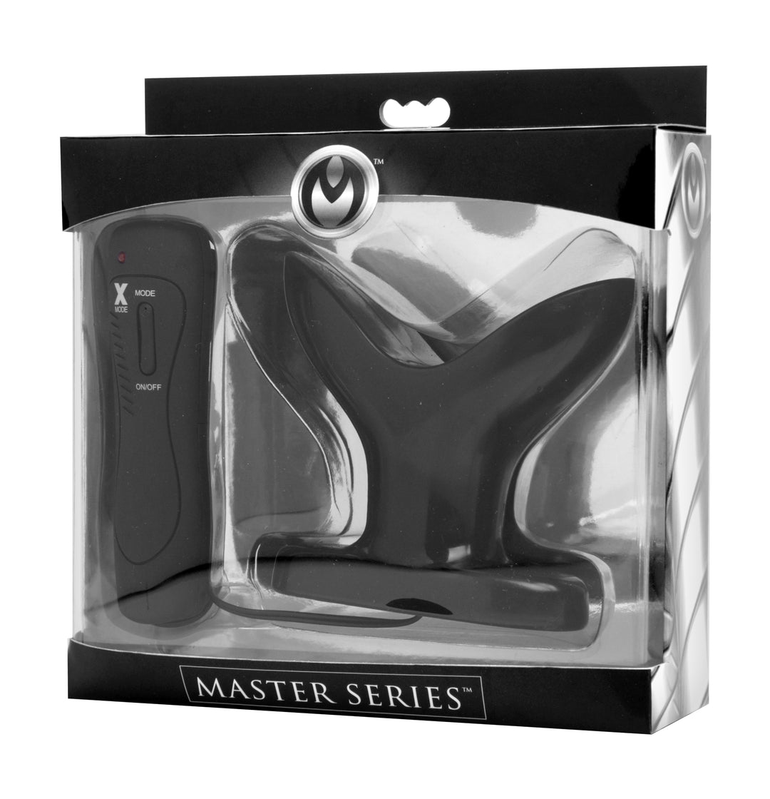 Master Series - Ass Anchor Anal-Plug mit Vibration - schwarz