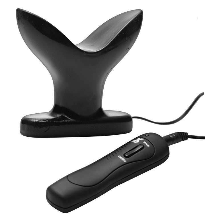 Master Series - Ass Anchor Anal-Plug mit Vibration - schwarz