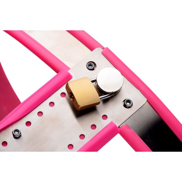 Master Series - einstellbarer Keuschheitsgürtel pink