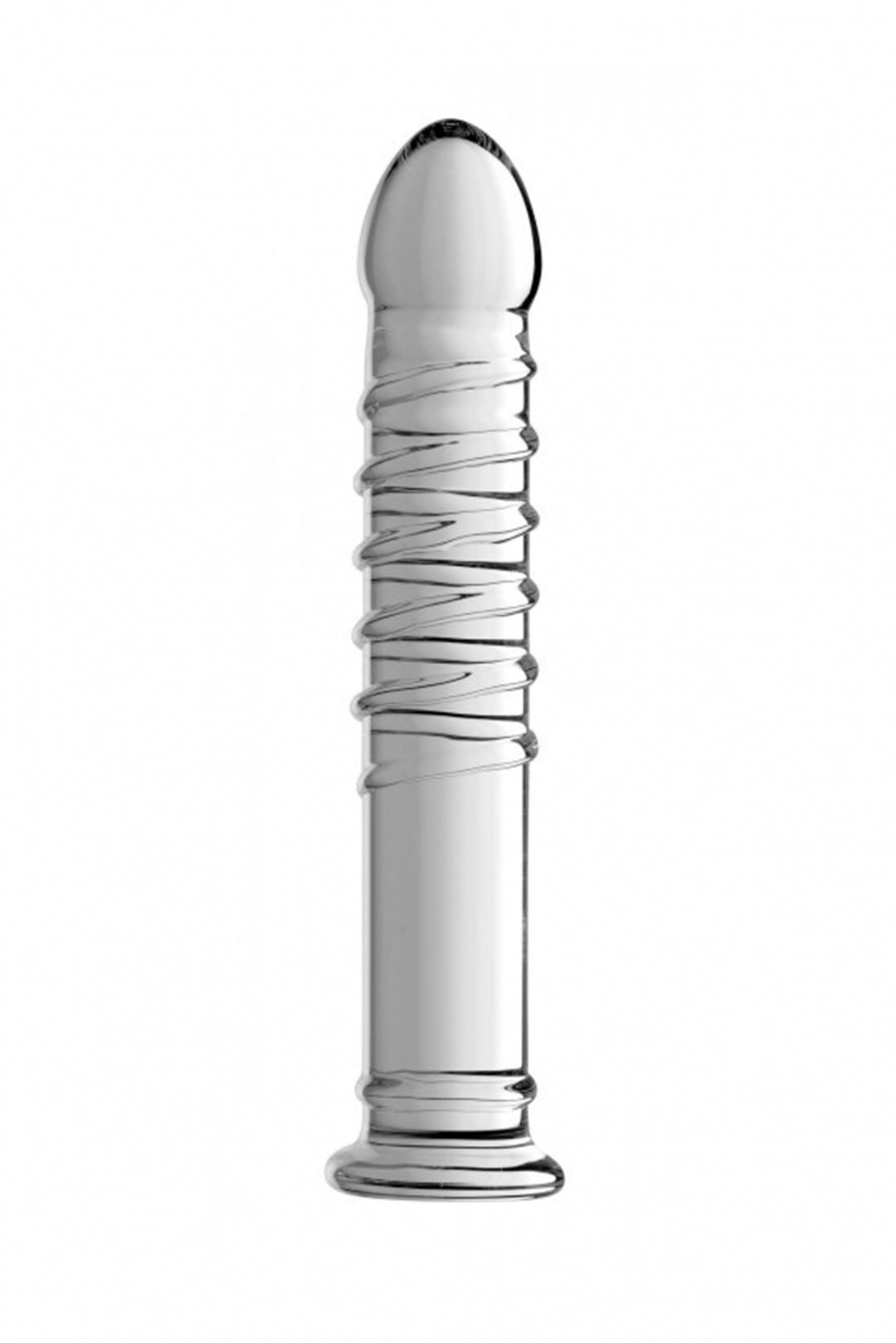 Master Series - Behemoth Ribbed XL Dildo aus Glas