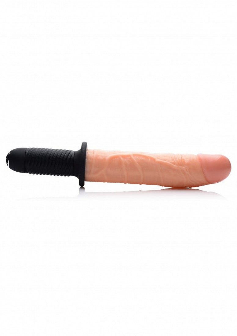 Master Series - Onslaugh stoßender XL Dildo hautfarben