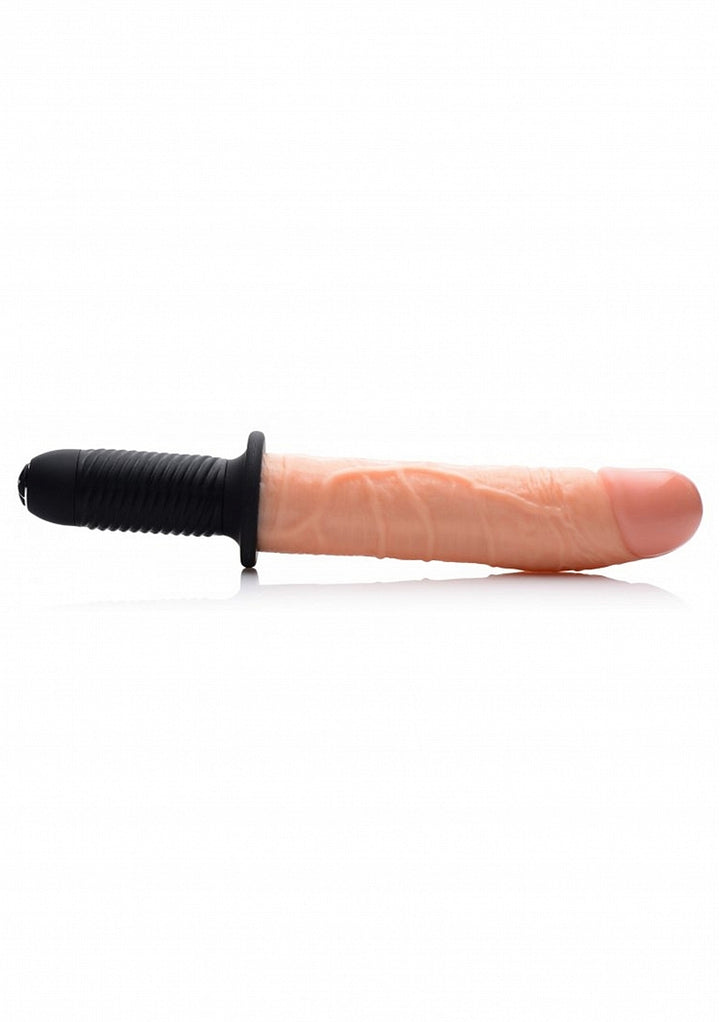 Master Series - Onslaugh stoßender XL Dildo hautfarben