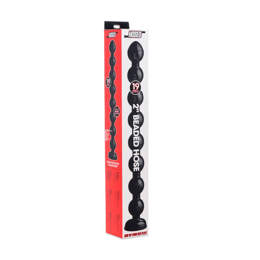Hosed - Analschlange "Beaded" 5,08 cm - schwarz