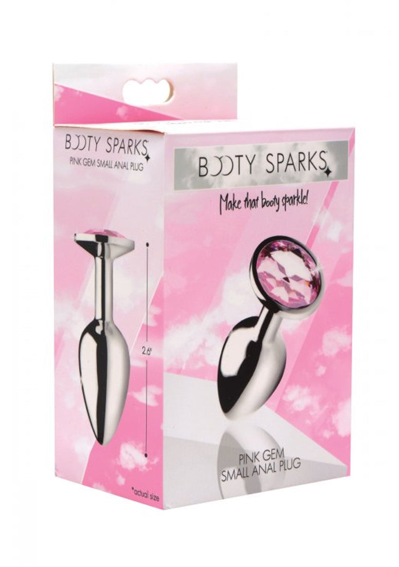 Booty Sparks Analplug rosa Stein klein | KinkySabine Metall & Glamou Booty Sparks Analplug rosa Stein klein | KinkySabine Metall & Glamou