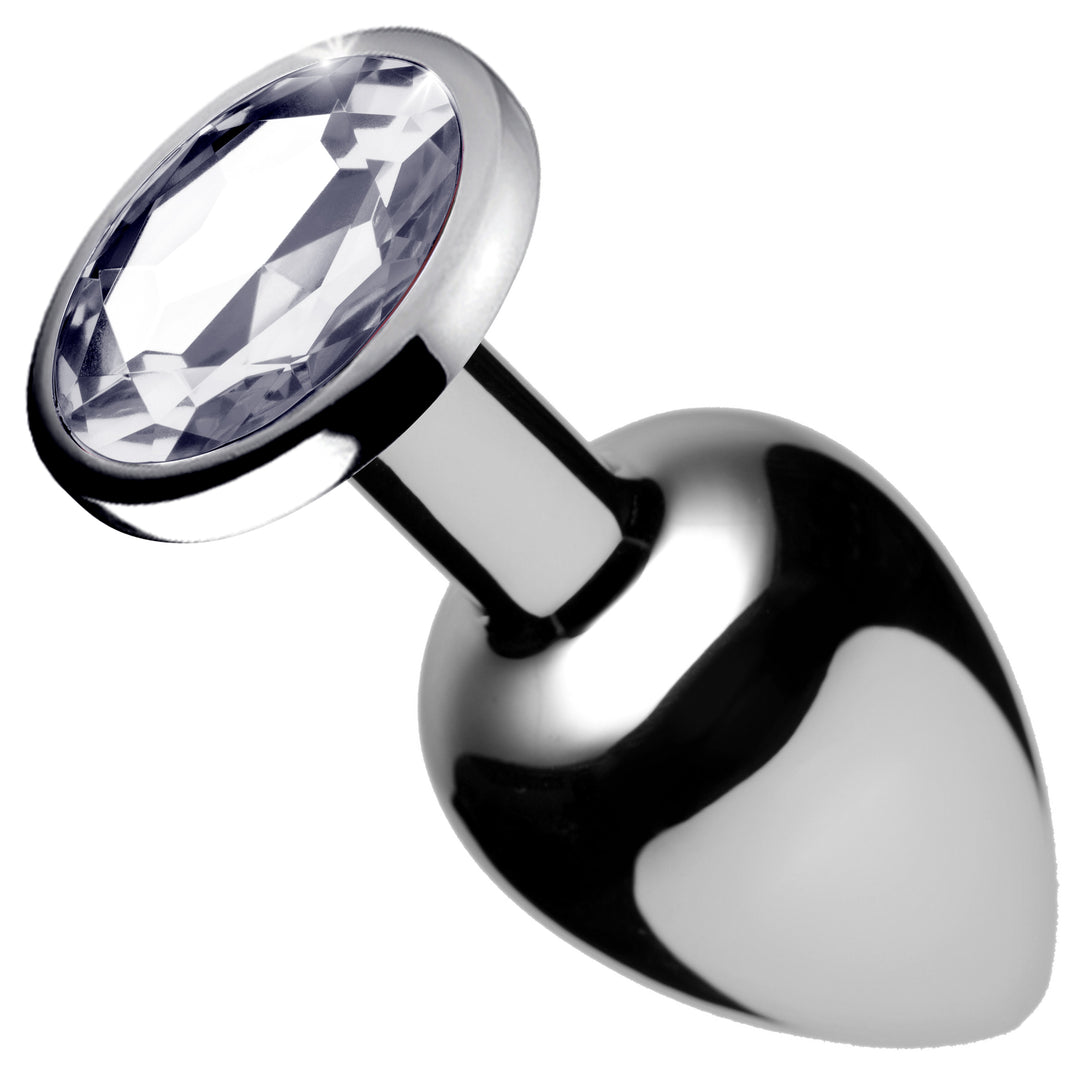 Booty Sparks Clear Gem Analplug Klein | KinkySabine Metall & Kristal Booty Sparks Clear Gem Analplug Klein | KinkySabine Metall & Kristal
