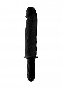 Master Series - The Violator stoßender Dildo schwarz