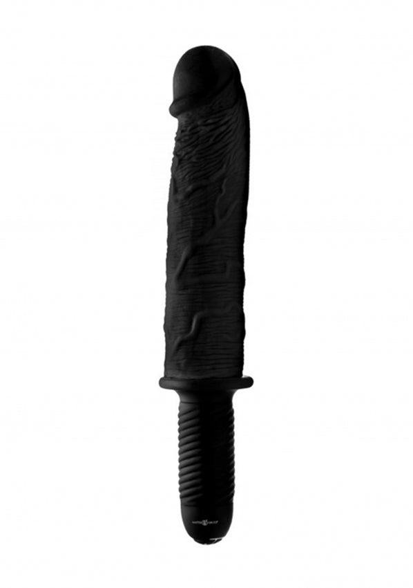Master Series - The Violator stoßender Dildo schwarz