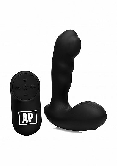 Alpha-Pro - 7X P-MILKER Silikon P-Punkt Stimulator - schwarz