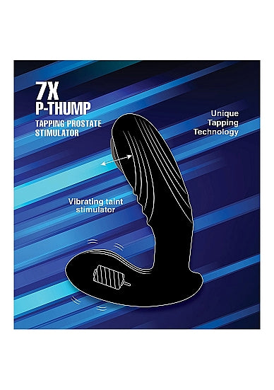 Alpha-Pro - 7x P-Thump Tapping Prostata-Stimulatur- schwarz