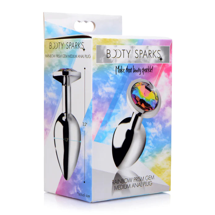 Booty Sparks - Analplug mit Regenbogenstein mittel