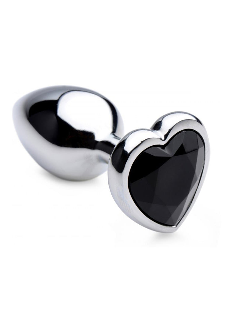 Booty Sparks Black Heart Gem Analplug Klein – Schwarzer Herzstein