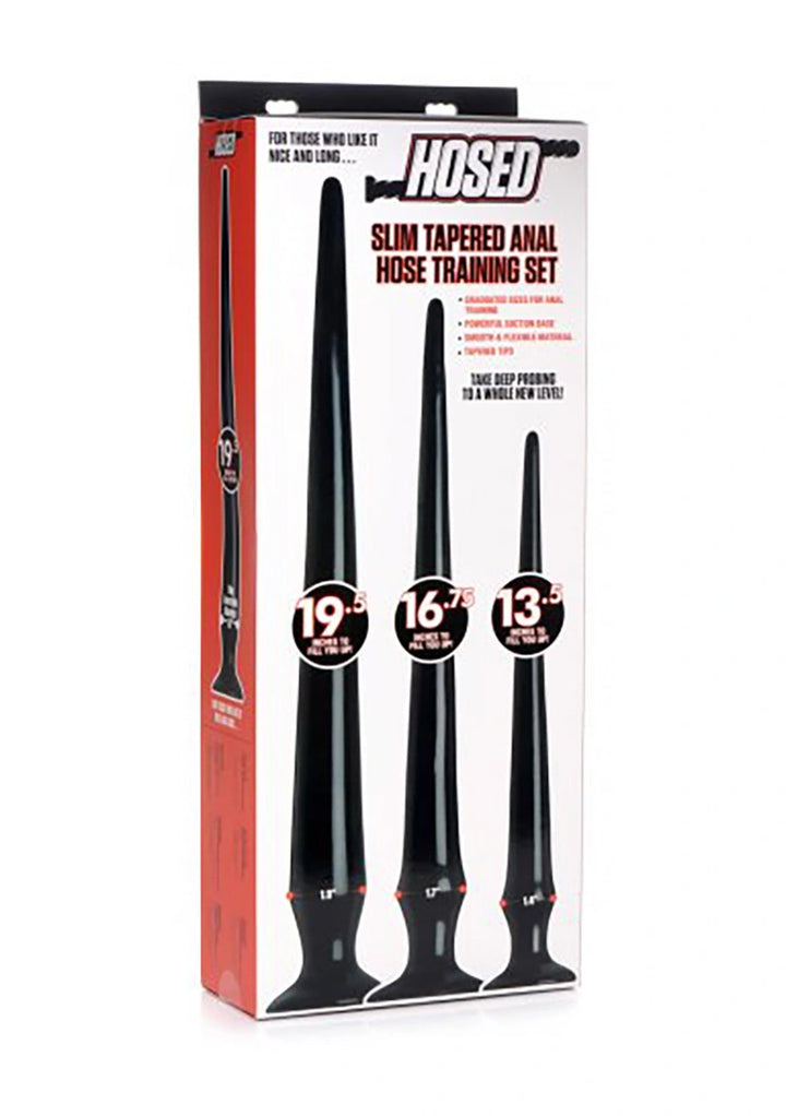 Hosed - Analschlangen-Set - schwarz