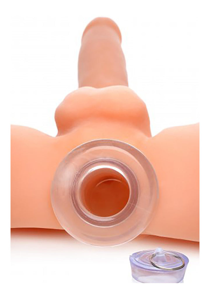 Master Series -  Ass Bung Anal Dilator mit Verschluss  groß transparent