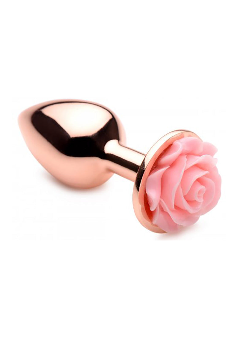 Booty Sparks Pink Rose Analplug Klein Rotgold – Metall-Analplug