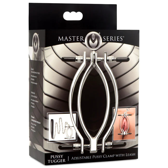 Master Series - Pussy-Klammer mit Führkette