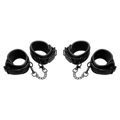 Master Series - Kinky Komfort Hand- und Knöchel Fessel Set