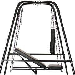 Master Series Throne Sex Schaukel mit Gestell - Verstellbare Liebesschaukel freistehend BDSM