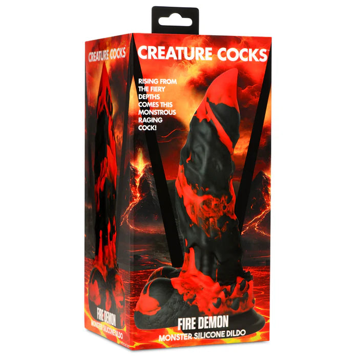Creature Cocks - Fire Demon Dildo