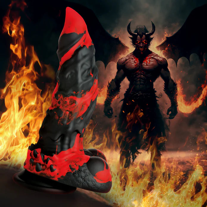 Creature Cocks - Fire Demon Dildo