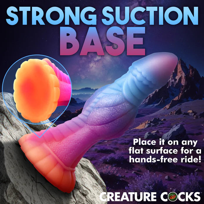 Creature Cocks - Galactic Cock Glow in the Dark Dildo 23 cm