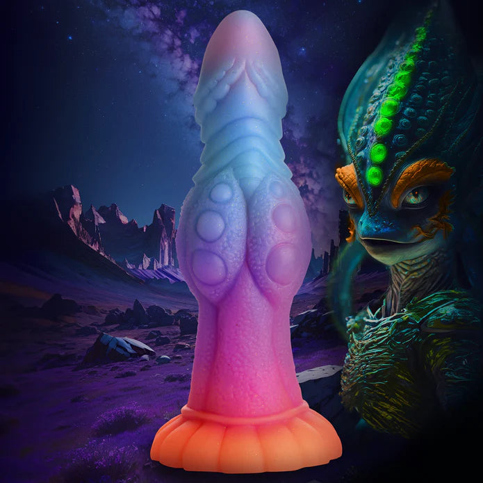 Creature Cocks - Galactic Cock Glow in the Dark Dildo 23 cm