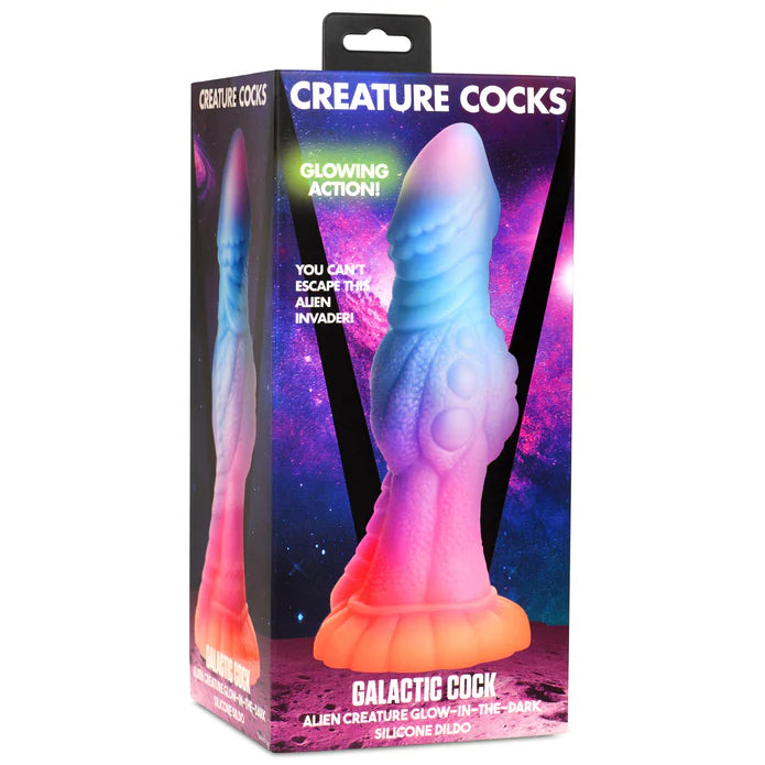 Creature Cocks - Galactic Cock Glow in the Dark Dildo 23 cm