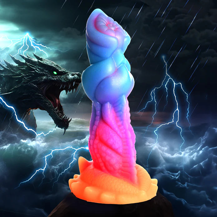 Creature Cocks - Aqua CockGlow in the Dark Dildo 19 cm