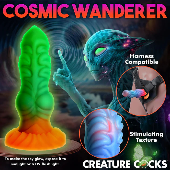 Creature Cocks - Alien Invader Glow in the Dark Dildo 20 cm