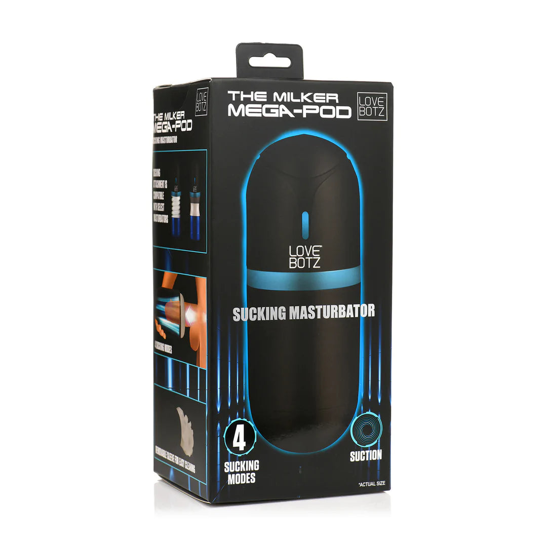 The Milker Mega-Pod Saugmasturbator – Automatischer Masturbator mit 4 Saugmodi