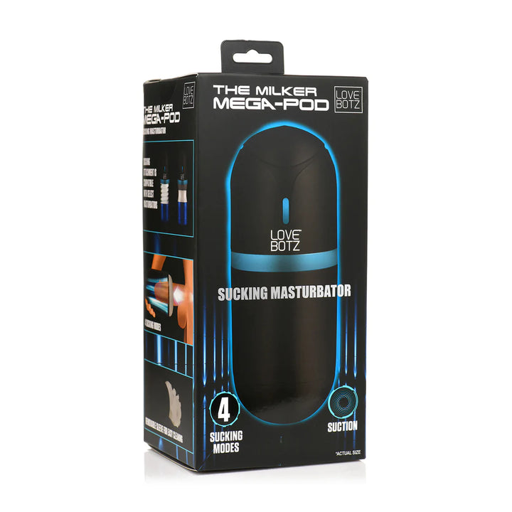 The Milker Mega-Pod Saugmasturbator – Automatischer Masturbator mit 4 Saugmodi