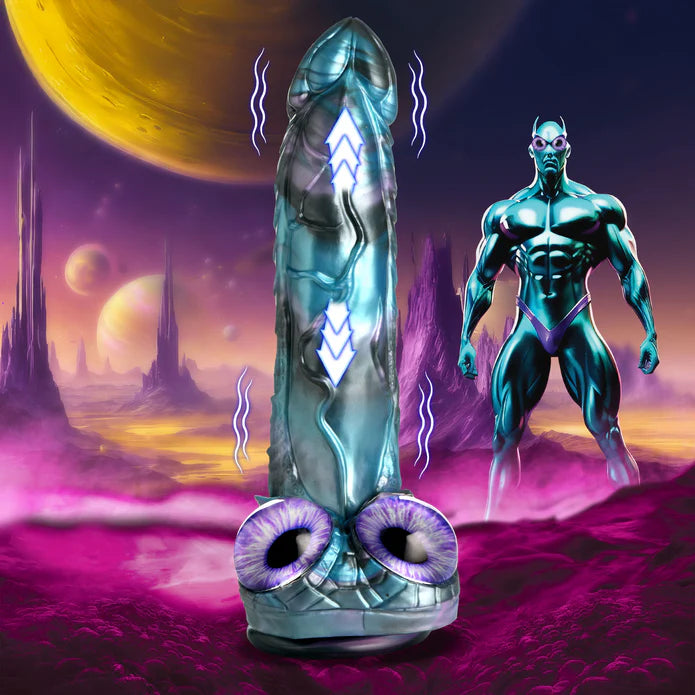 Creature Cocks - Astro-Thrust stoßender & vibrierender Dildo