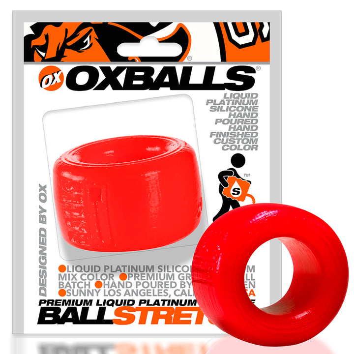 Oxballs - Balls-T kompakter und stapelbarer Ballstretcher rot