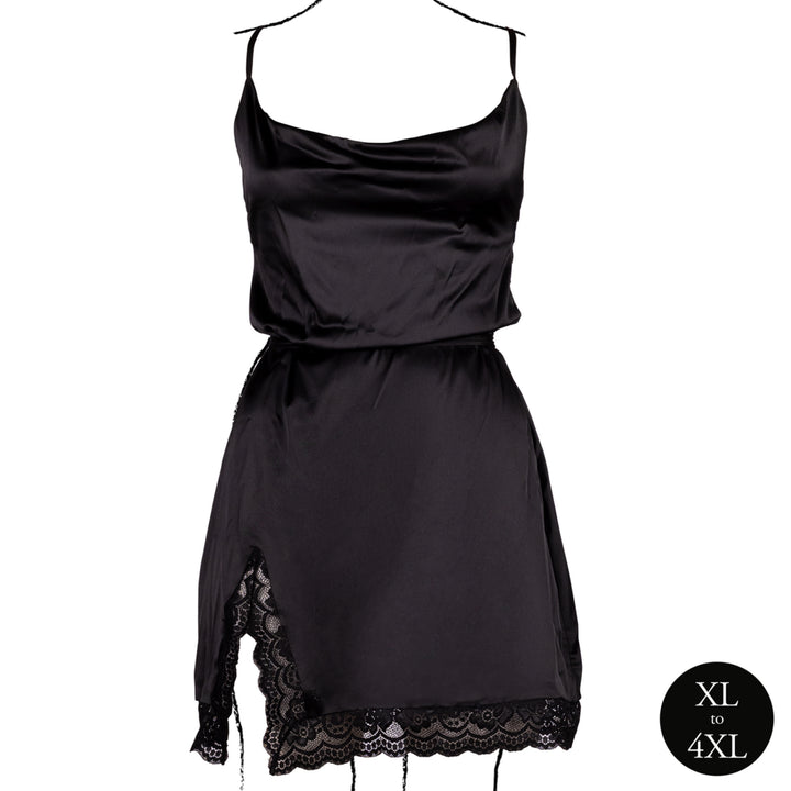 Minikleid mit freiem Rücken von Le Désir schwarz Queensize