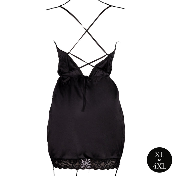 Minikleid mit freiem Rücken von Le Désir schwarz Queensize