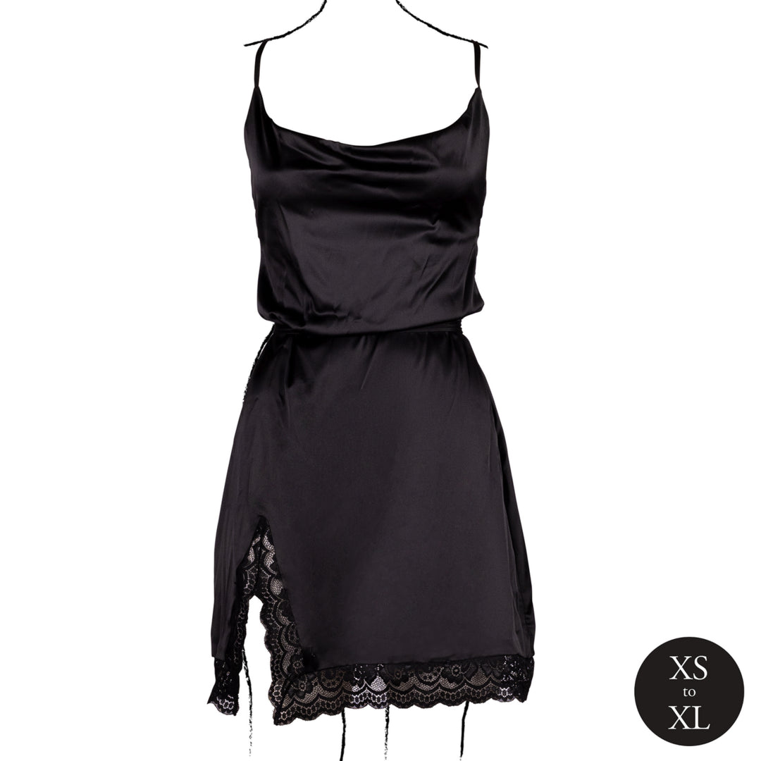 Minikleid mit freiem Rücken von Le Désir schwarz