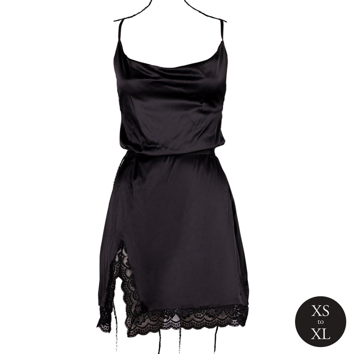 Minikleid mit freiem Rücken von Le Désir schwarz