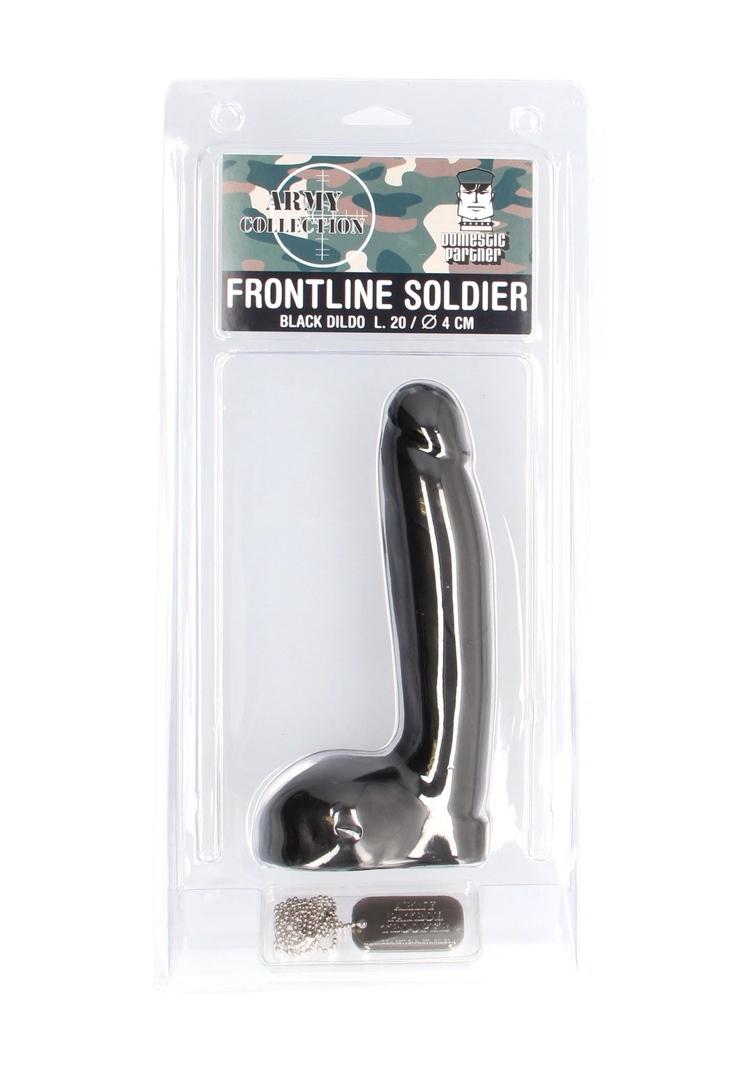 Domestic Partner Frontline Soldier Dildo Schwarz – Anal & Vaginal