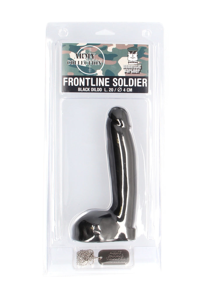 Domestic Partner Frontline Soldier Dildo Schwarz – Anal & Vaginal
