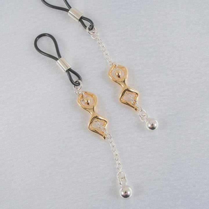 KS - Brustwarzen-Schmuck Ungeduld & Verlangen Silber