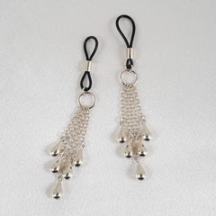 KS - Brustkette Perlentropfen – Silber Luxus