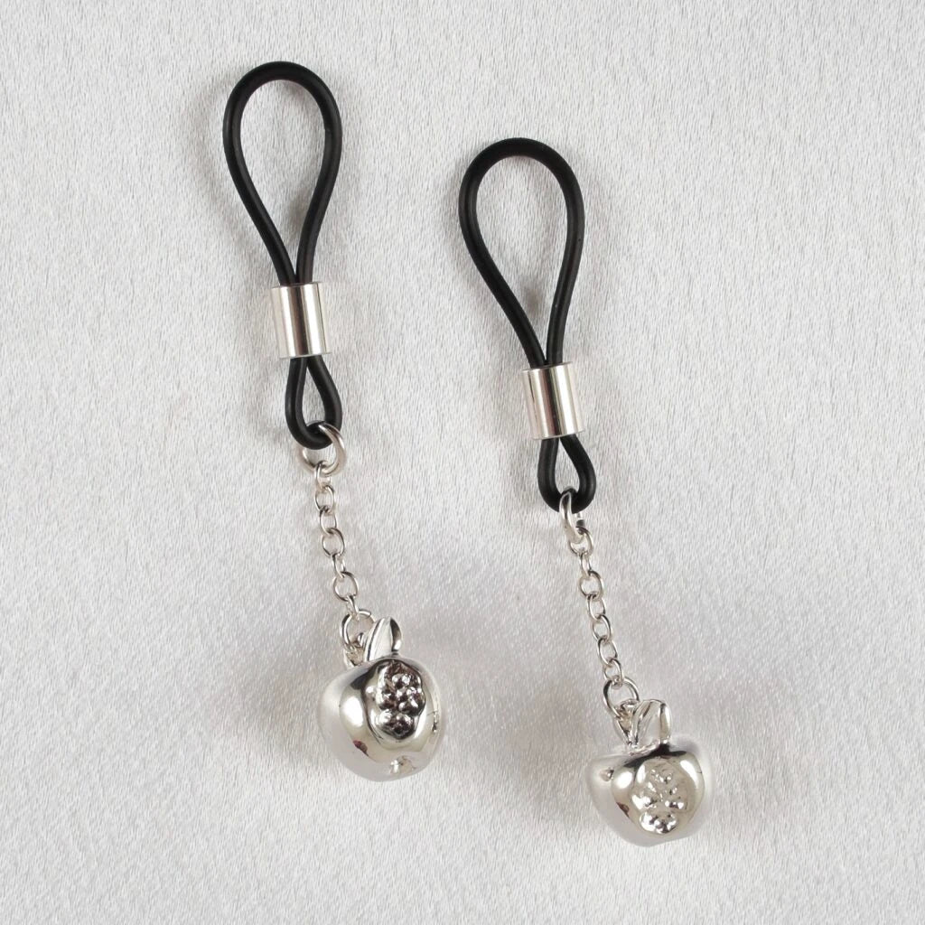 KS - Nippelschmuck Knackige Äpfel Silber